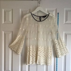 Ryu Cream Lace Blouse (M)